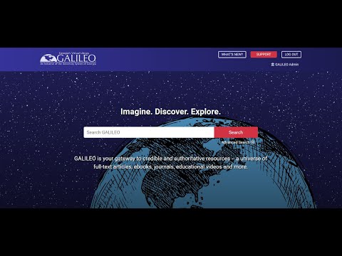 Introduction to GALILEO Search for K 12 Media Specialists and Teachers III Live Online