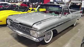 1959 Chevy El Camino 348 V8 Auto PS PB Restored 59 Chevrolet #MECUM Auctions Tulsa 2026 Bid $50,000