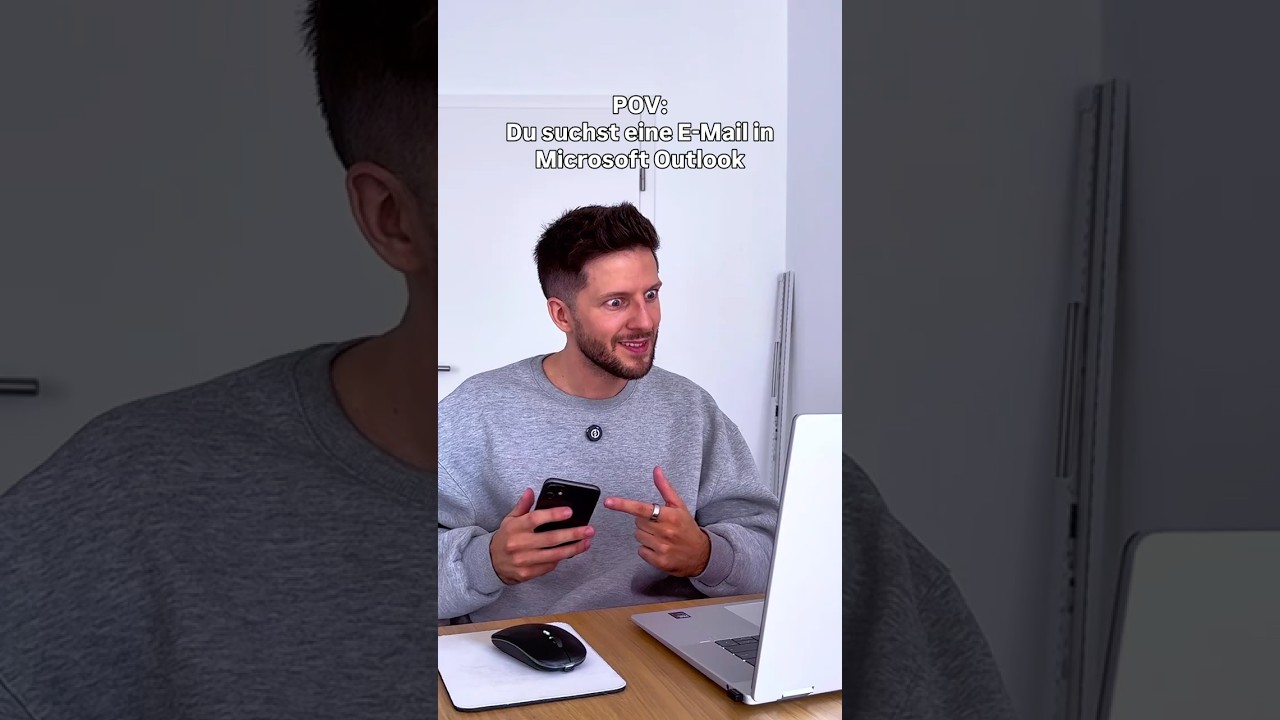 POV: Du suchst eine E-Mail in Microsoft Outlook #büro #homeoffice #wfh #remotework #office