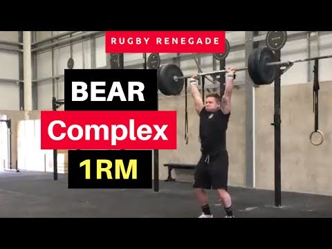 Rugby Renegade | Rugby Strength Workout - Bear Complex 1RM