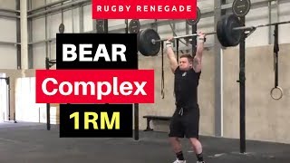 Rugby Renegade | Rugby Strength Workout - Bear Complex 1RM