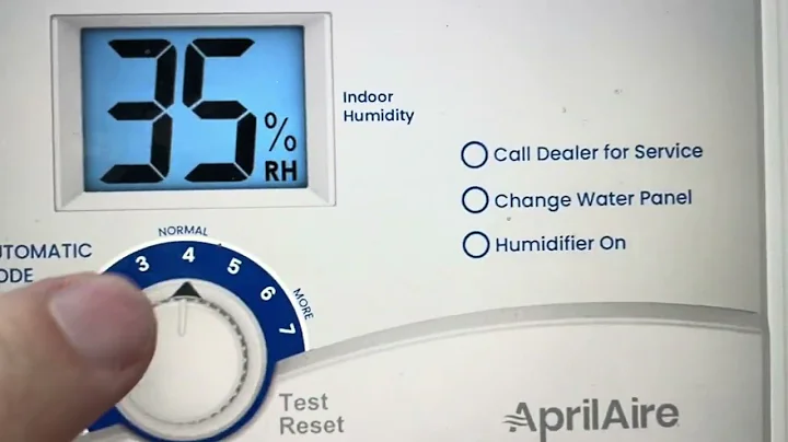 E2 Error on AprilAire 60 Humidistat