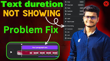 canva text duration not showing Problem fix Now | Tecnobir