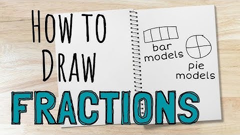 How to Draw Fractions Using Bar Models and Pie Models