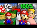 Complet el 100 super mario 64 fue un error