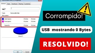 Usb Drive Showing 0 Bytes In Media - Solved