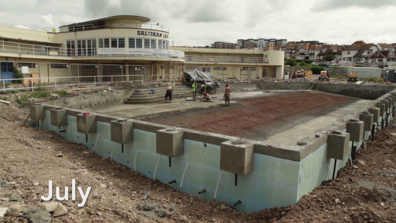 Saltdean Lido building works 2016
