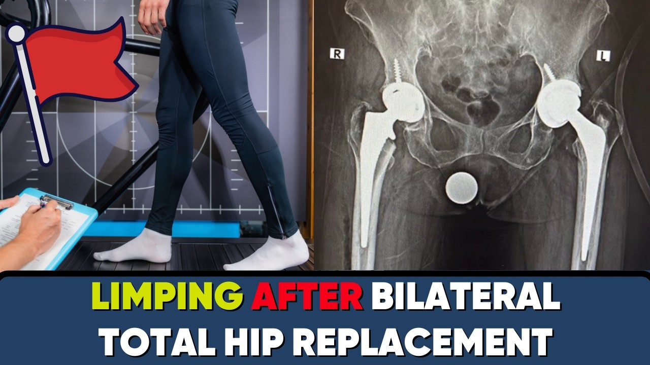 LIMPING after TOTAL HIP REPLACEMENT SURGERY !! #totalhipreplacement #hipreplacementsurgery  