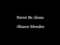 download Lirik Lagu Shawn Mendes Never Be Alone - Rianti Anastasya download Lirik Lagu Shawn Mendes Never Be Alone - Rianti Anastasya