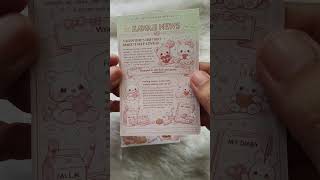 Kawaii News. #crafts #ephemera #journal #kawaii #news #unboxing #cute #stationery #goodday #lovely