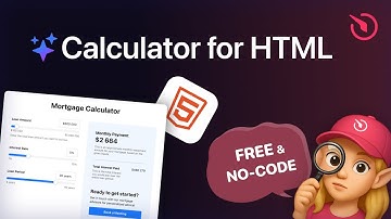 How to Add Calculator to HTML Website [FREE]
