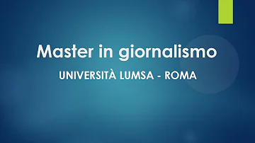 Dove studiare giornalismo a Roma?