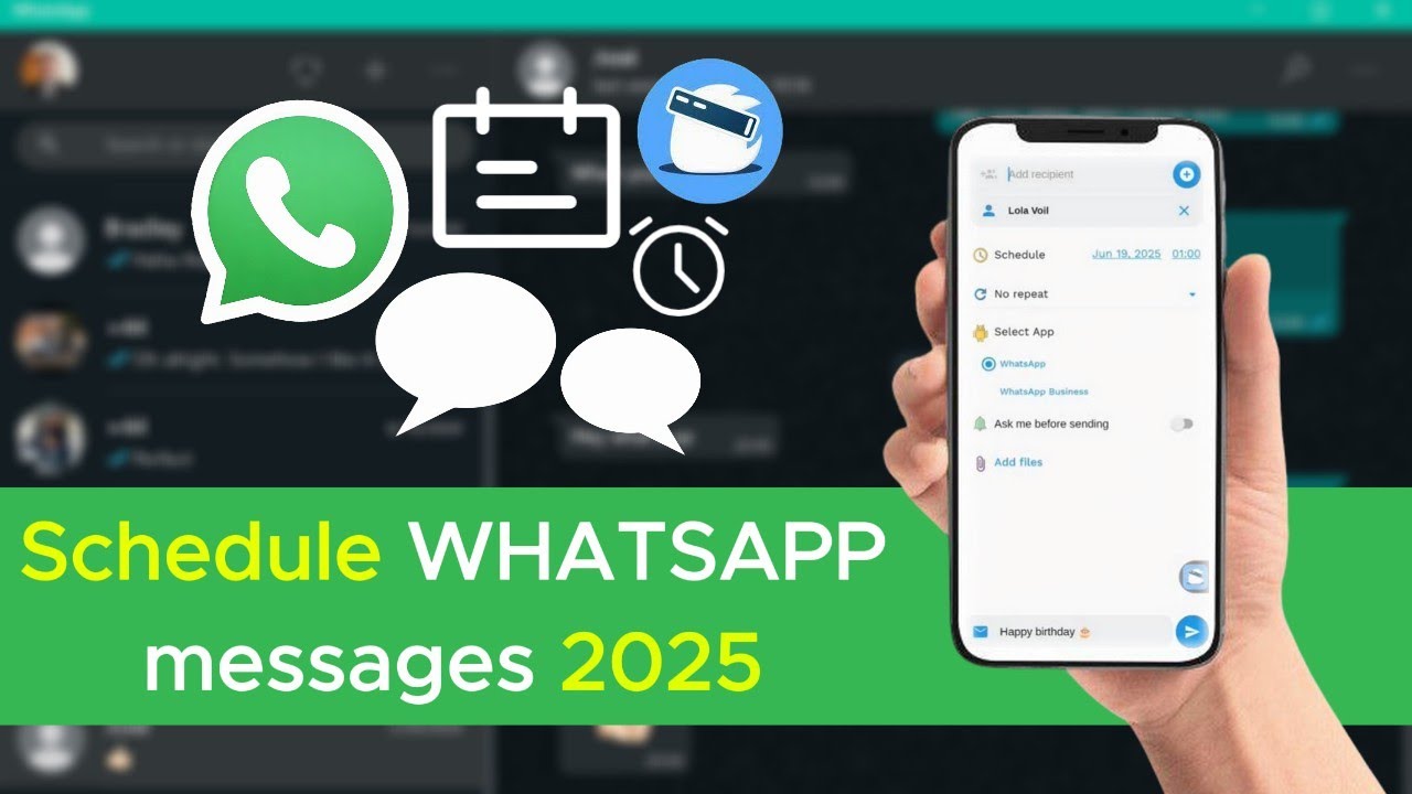 How to Schedule Messages on WhatsApp in 2025 | Easy Tutorial - YouTube