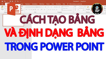 Cách tạo bảng trong powerpoint và thao tác định dạng bảng trong Powerpoint