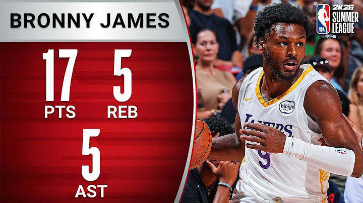 Bronny James Drops 17 Points vs Clippers | July 14, 2025