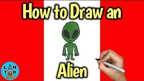 How to Draw an Alien! Step By Step Easy!