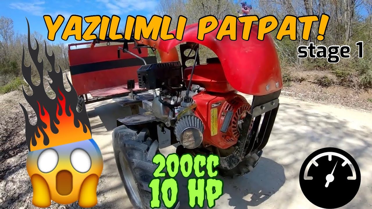 Yazılımlı patpat 200cc 10hp