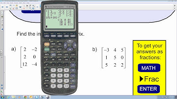 3.8 Use Inverse Matrices to Solve Linear Systems
