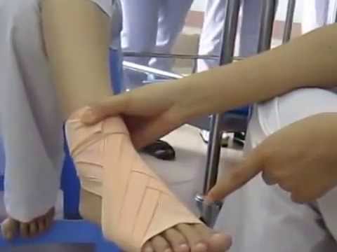 Video [Kỹ Thuật Điều Dưỡng] - Băng bó vết thương ở chân - youtube
