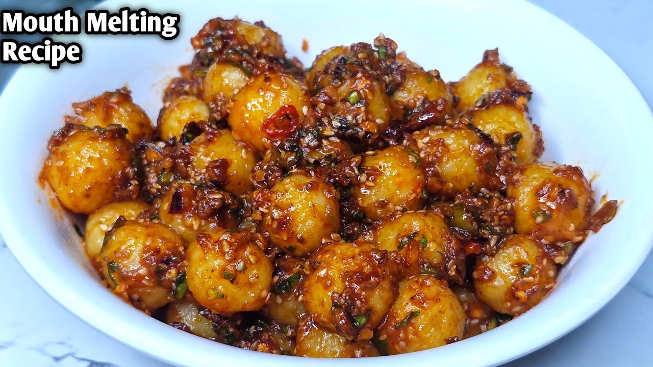 মুখে দিলেই মোমের মতো গলে যাবে খেতে খেতে মুখ ফিরবে নাএইভাবে বানান চিলি গার্লিক পটেটো |Nasta Recipe