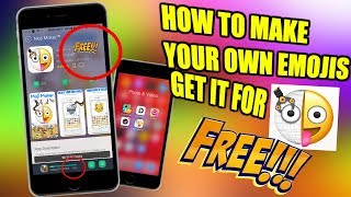 HOW TO MAKE YOUR OWN EMOJI'S!! GET MOJI MAKERS FOR FREE!! NEW WORKING 2017 UPDATED!! NO JAILBREAK!! screenshot 1