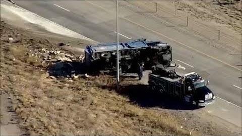 I-70 reopens in Aurora after trash truck rolls over, leaks compressed natural gas