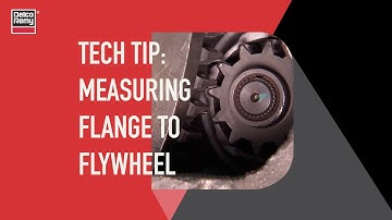 Measuring Flange to Flywheel | Delco Remy Tech Tip