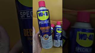 WD40 Degreaser Foaming Spray. #wd40 #diy