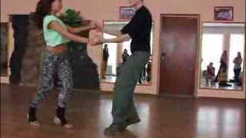 Brazillian zouk Taty Pinarina & Andrey, Kazan 09.02.2014