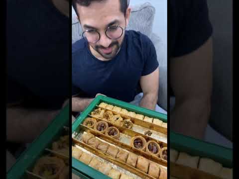 القمر بقلاوة فاخرة بقلاوة بدون اضافة سكر