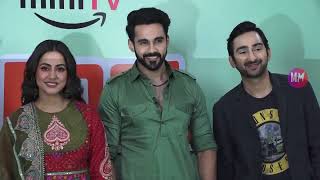 Hina Khan, Abhishek Bajaj And Anushka Kaushik Promote Their Latest Show Namacool in Andheri