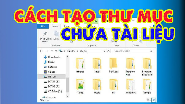 Hướng dẫn tạo thư mục trỏ tới thư mục khác