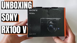 Unboxing Sony RX100 V With Original Accessories