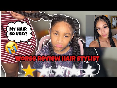 I went to the worse reviewed hair stylist!! (SHE RUINED MY HAIR)