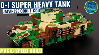 Japanese Super Heavy Tank O-I "Oooki-I-Gou" with RC - MOC 55856 (Speed Build Review)