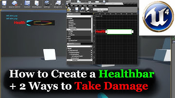 UE4 Tutorial - Health Bar + 2 Ways to Take Damage