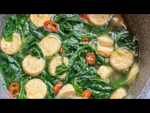 Video: Sup Sayur Dengan Bayam