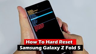 how to hard reset samsung galaxy z fold 5