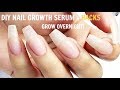 HOW TO GROW LONG NAILS FAST (In 5 Minutes)| DIY NATURAL NAIL GROWTH SERUM 100% Works Overnight