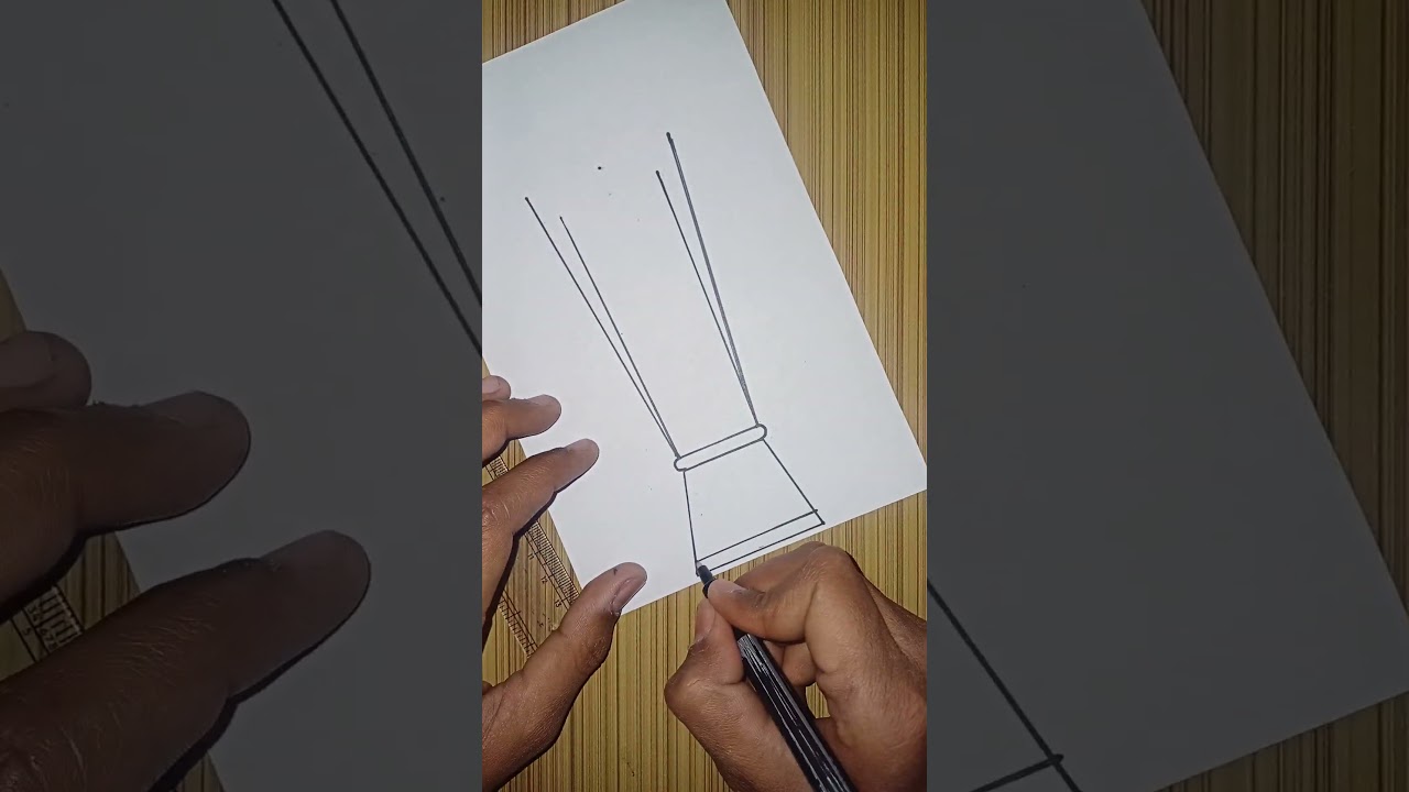 How to draw Champions trophy | cricket drawing | 