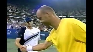 Andy Roddick vs Ivan Ljubicic 2003 US Open R2 Highlights