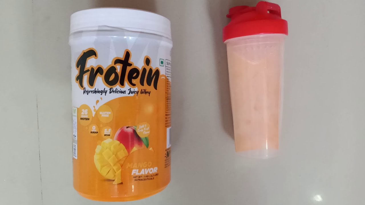Bigmuscles Nutrition Frotein 26g Refreshing Mango Flavored Hydrolysed Whey Protein Isolate