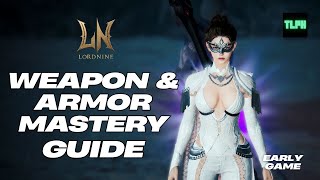 LORDNINE INFINITE CLASS: WEAPON AND ARMOR MASTERY GUIDE (TAGALOG)