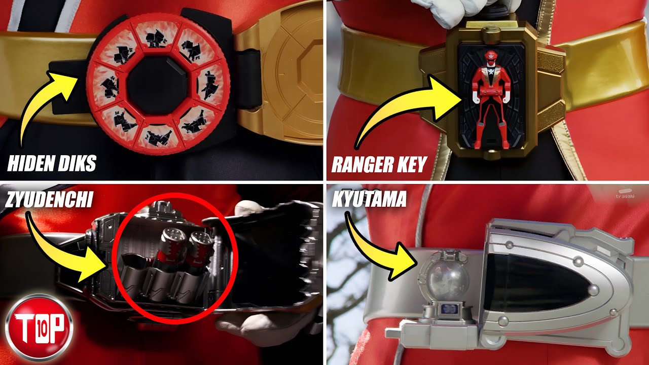 Top 10 Collectible Item Paling Keren di Super Sentai