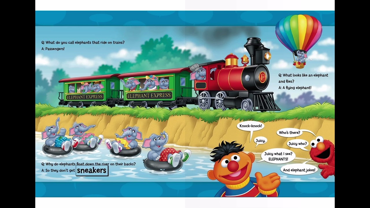 Sesame Street Elmo and Ernie’s joke