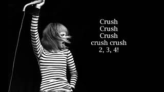 PARAMORE - Crushcrushcrush [DROP D] [Lyrics video]