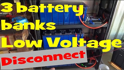 Parallel Battery banks low voltage disconnect test. 3 different BMS - see what happens!