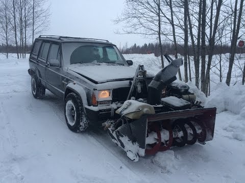 XJ With 900cc Kawasaki Ninja Snow Blower! – JcrOffroad News