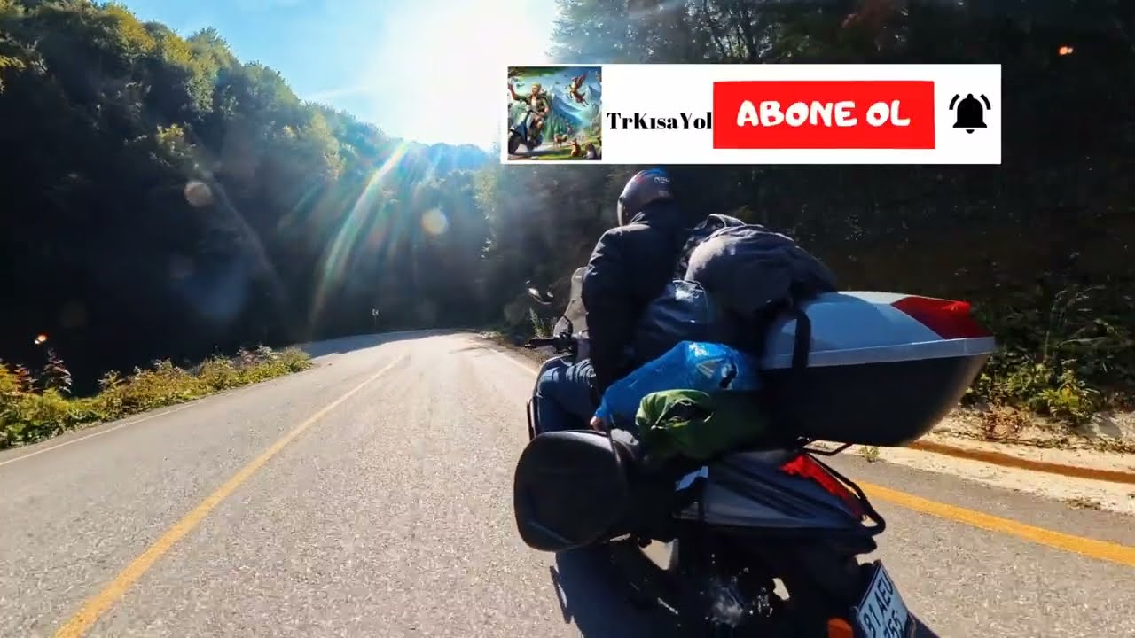 Tek Motor Kamp - Camping Alone with My Motorcycle 🏍️ Part 2 Fishing - Türkiye Aydınpınar Şelalesi