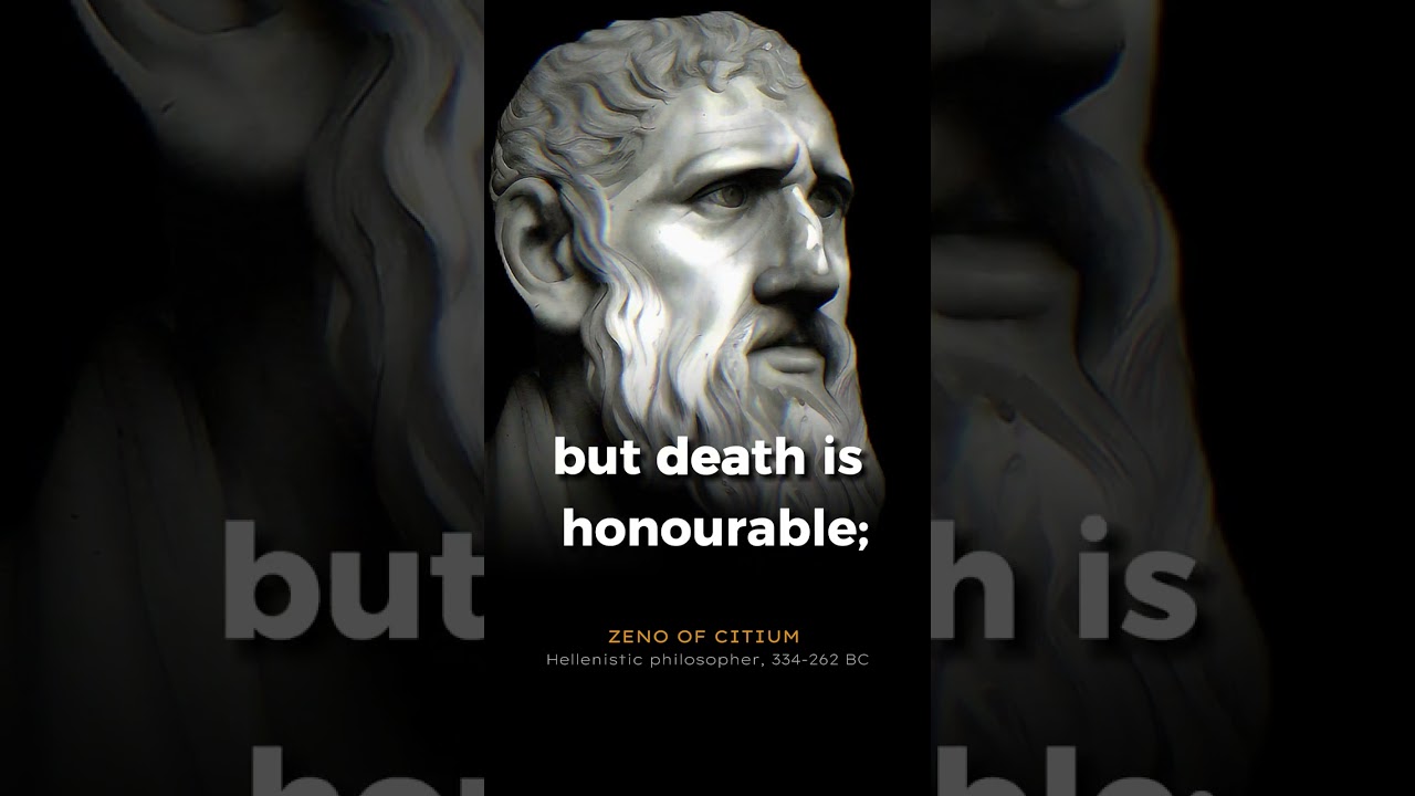Death is not evil - Zeno -  Stoic quotes